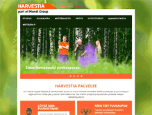 Tablet Screenshot of harvestia.fi